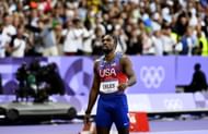 Noah Lyles competes in Track and Field during the Paris 2024 Olympics. - Source: Getty